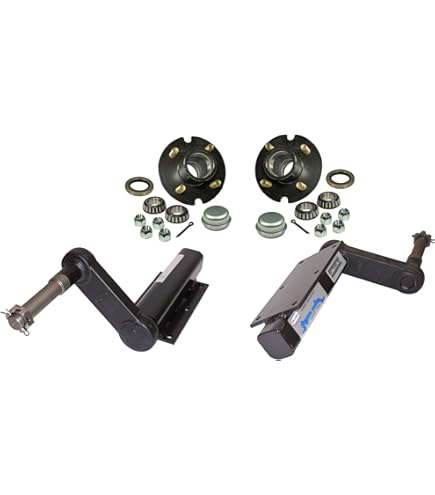 Amazon.com: 1,000 lb. Torsional Stub Axles with 5-Bolt on 4